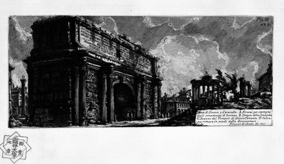 Bogen des Septimius Severus (Rom) von Giovanni Battista Piranesi